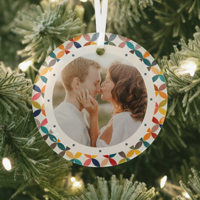 Maßgeschneidertes Foto Modernes, Personalisiertes  Ornament Aus Glas (InSitu)