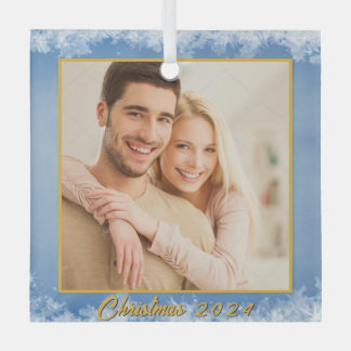 Maßgeschneidertes Foto Ornament Aus Glas