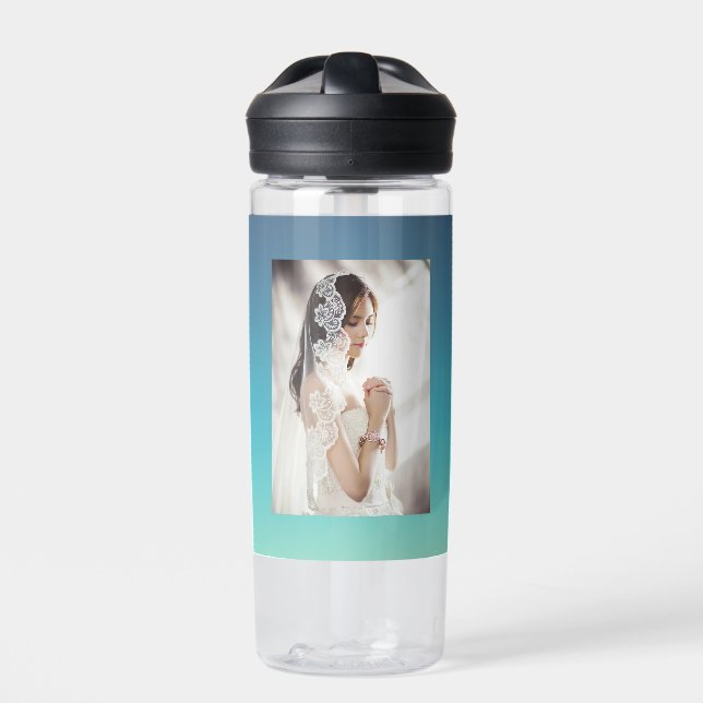 Maßgeschneidertes Foto Personalisierte Wasserflasc Trinkflasche (Vorderseite)