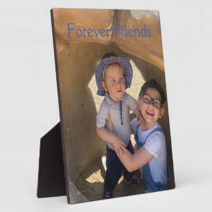 Maßgeschneidertes Foto Plaque, FREUNDLICHE FREUNDE Fotoplatte