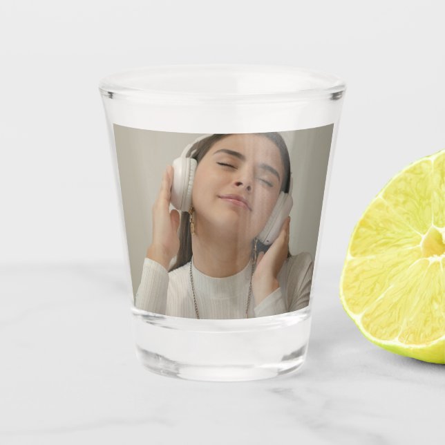 Maßgeschneidertes Full Foto Modernes Schnapsglas (Vorderseite)
