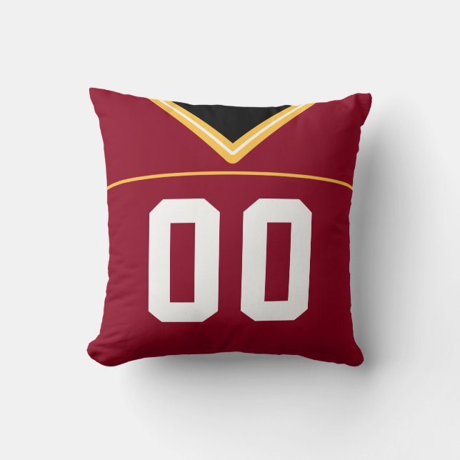 Maßgeschneidertes Fußball Jersey Kissen Kissen, LA (Vorderseite)