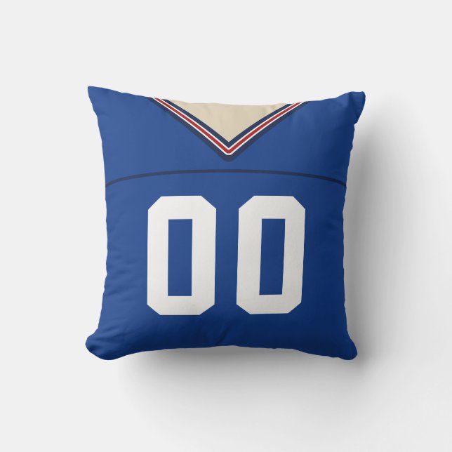 Maßgeschneidertes Fußball Jersey Kissen Kissen, LA (Vorderseite)