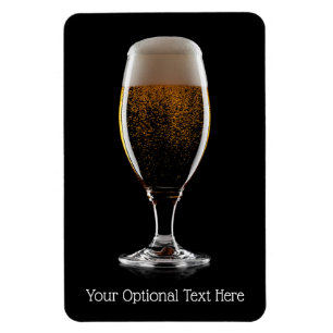Maßgeschneidertes Glas Bier Magnet