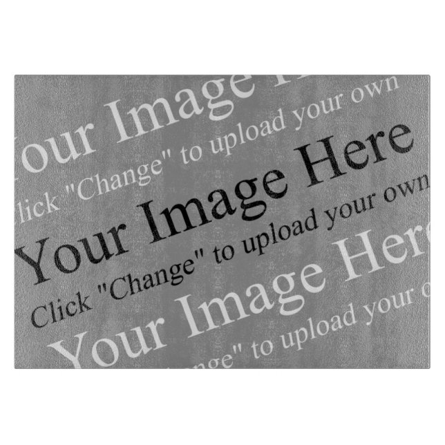 Maßgeschneidertes Glas-Zuschnitt Schneidebrett (Vorderseite)