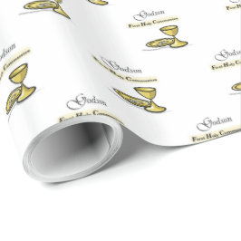 Maßgeschneidertes, Godson First Communion Chalice Geschenkpapier