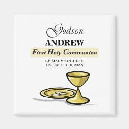 Maßgeschneidertes, Godson First Communion Chalice Magnet