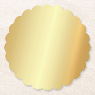 Maßgeschneidertes Gold-Look Blank Elegantes moder Untersetzer