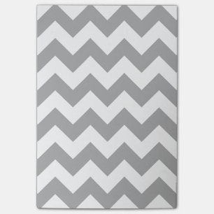 Maßgeschneidertes Gray Zigzag Muster Post-it Klebezettel