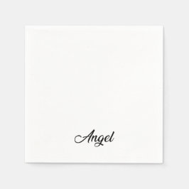 Maßgeschneidertes Hochzeitspapier Napkin Serviette