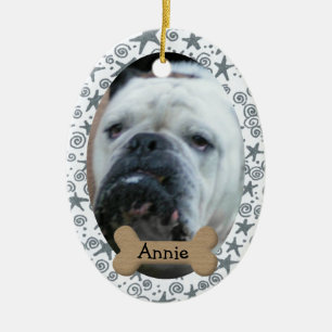 Maßgeschneidertes Hunde Foto Ornament