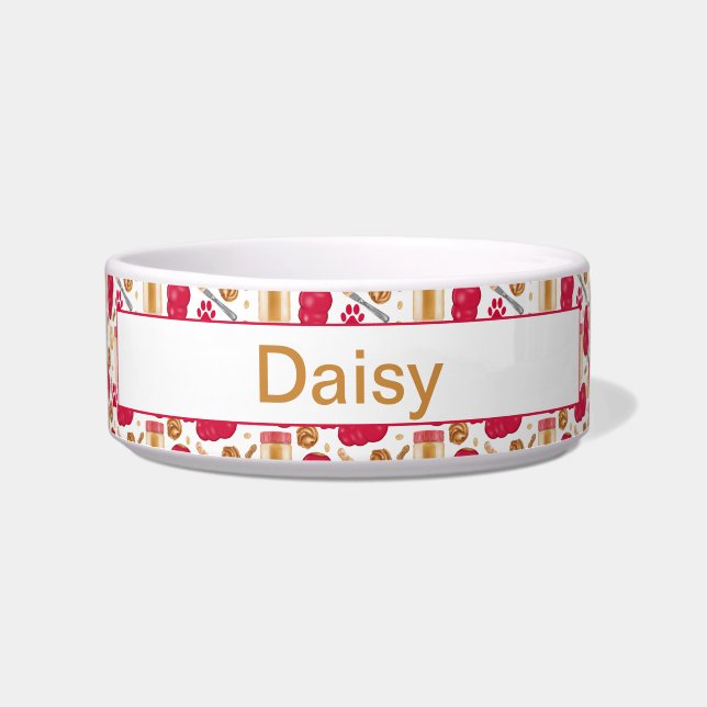 Maßgeschneidertes Hundspielzeug mit Peanut Butter  Napf (Vorderseite)