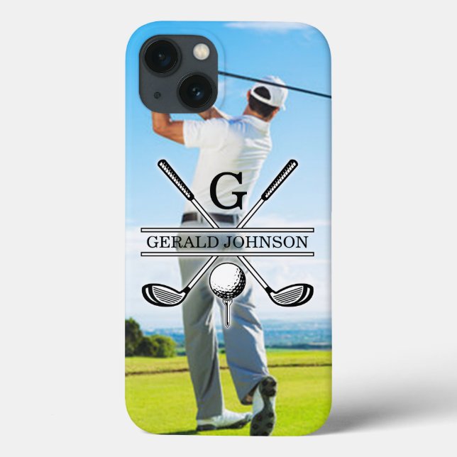Maßgeschneidertes Image für Golf Monogram Case-Mate iPhone Hülle (Rückseite)