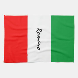 Maßgeschneidertes italienisch-amerikanisches Küche Geschirrtuch