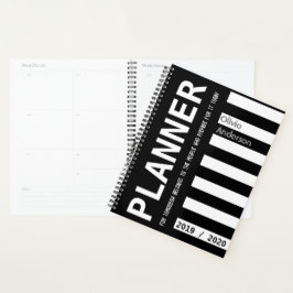 Maßgeschneidertes Jahr 2019 2020 Modernes Schwarz/ Planer