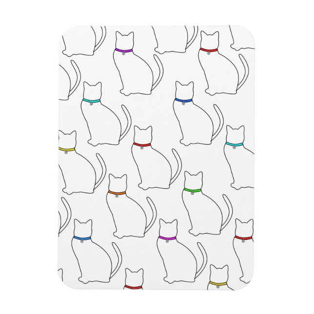 Maßgeschneidertes Magnet für Katzen (Vertikal)