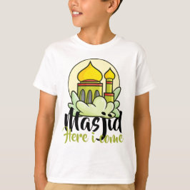 Maßgeschneidertes Masjid hier komme ich T-Shirt