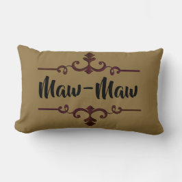 Maßgeschneidertes Maw-Maw-Reversible Design Lendenkissen