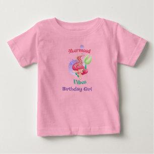 Maßgeschneidertes Mermaid Vibes Kleinkind Tshirt