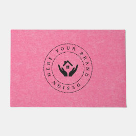 Maßgeschneidertes, modernes Firmenlogo Fußmatte