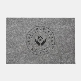 Maßgeschneidertes, modernes Firmenlogo Fußmatte