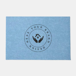 Maßgeschneidertes, modernes Firmenlogo Fußmatte