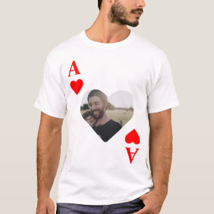 Maßgeschneidertes, modernes Foto für Poker T-Shirt