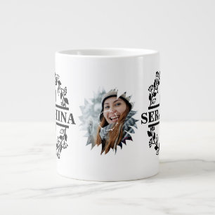 Maßgeschneidertes, modernes Sonnenblumenflor S Mon Jumbo-Tasse