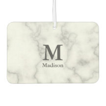 Maßgeschneidertes Monogramm auf Imitaten Weißer Ma
