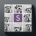 Maßgeschneidertes Monogramm für die Eggplant- und  Fotoplatte<br><div class="desc">Für dieses Design können Sie Instagram-Fotos verwenden. Verwenden Sie 8 quadratische Foto,  um ein einzigartiges und persönliches Geschenk zu kreieren. Oder man behalte den Hipster Welpe und macht einen trendigen Sake. Wenn Sie die Bilder anpassen müssen,  klicken Sie auf das Werkzeug anpassen,  um Änderungen vorzunehmen.</div>