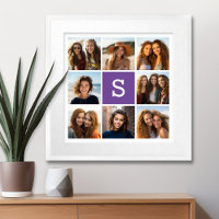 Maßgeschneidertes Monogramm für die Eggplant- und