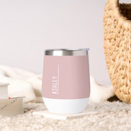 Maßgeschneidertes Monogramm, trendpastellrosa