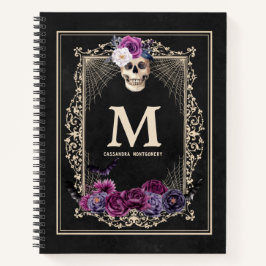 Maßgeschneidertes Monogramm und Namenskizze für de Notizbuch