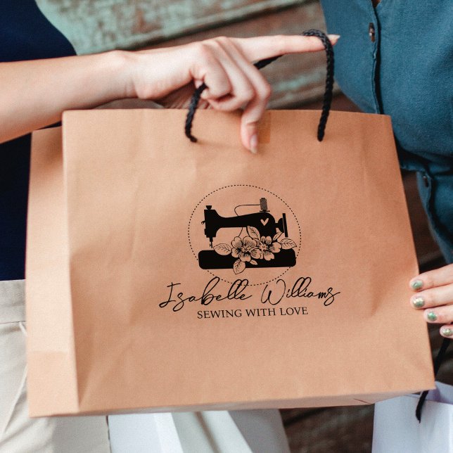 Maßgeschneidertes Nähgeschäft, groß Gummistempel (Von Creator hochgeladen)