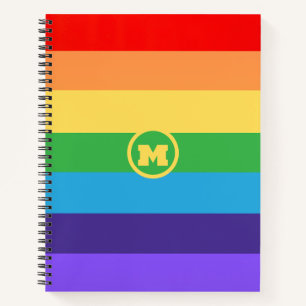 Maßgeschneidertes Niedliches, modernes Monogramm-R Notizbuch
