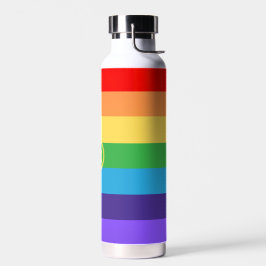 Maßgeschneidertes Niedliches, modernes Monogramm-R Trinkflasche