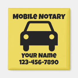 Maßgeschneidertes öffentliches Mobilautosymbol für Magnet