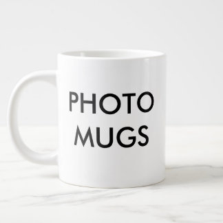 Maßgeschneidertes Personalisiertes Foto Großer Tas Jumbo-Tasse