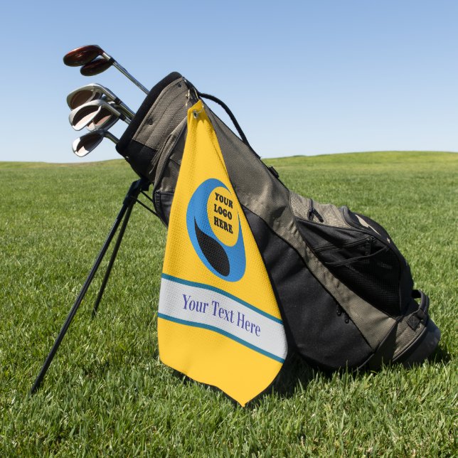 Maßgeschneidertes Personalisiertes Golfhandtuch mi (Gras)
