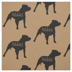 Maßgeschneidertes Pitbull Dog Fabric Stoff