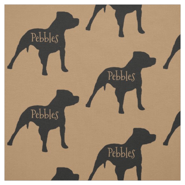 Maßgeschneidertes Pitbull Dog Fabric Stoff (Muster)