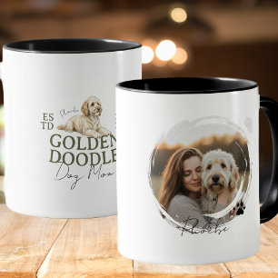 Maßgeschneidertes Portrait Dog Mama Golden Doodle Tasse