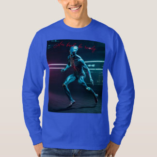 Maßgeschneidertes Schwergewicht Langschlauch-Baumw T-Shirt