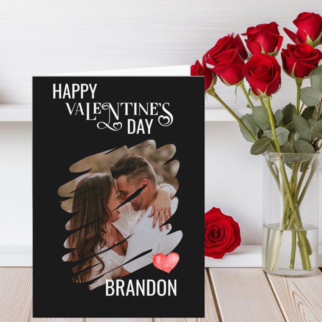 Maßgeschneidertes Scratch-Foto Moderne Monogramm-L Karte (Von Creator hochgeladen)