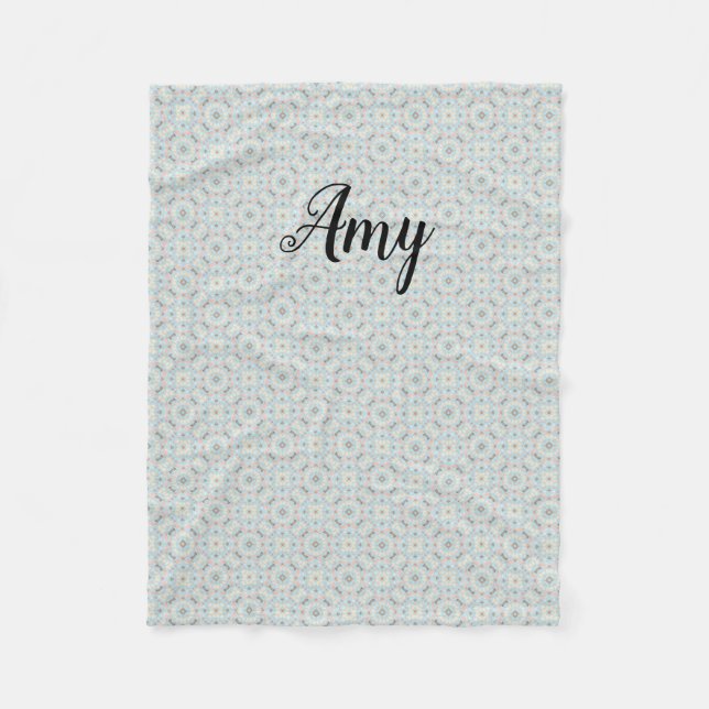 Maßgeschneidertes Seashell Muster Fleece Blanket (Vorderseite)