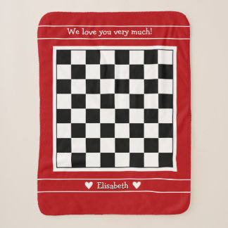 Maßgeschneidertes Sherpa Blanket mit Chessboard-De Sherpadecke