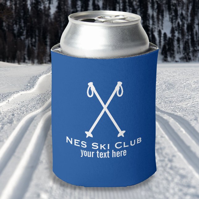 Maßgeschneidertes Skifahren Skiteam Nordic Ski Pol Dosenkühler (Von Creator hochgeladen)