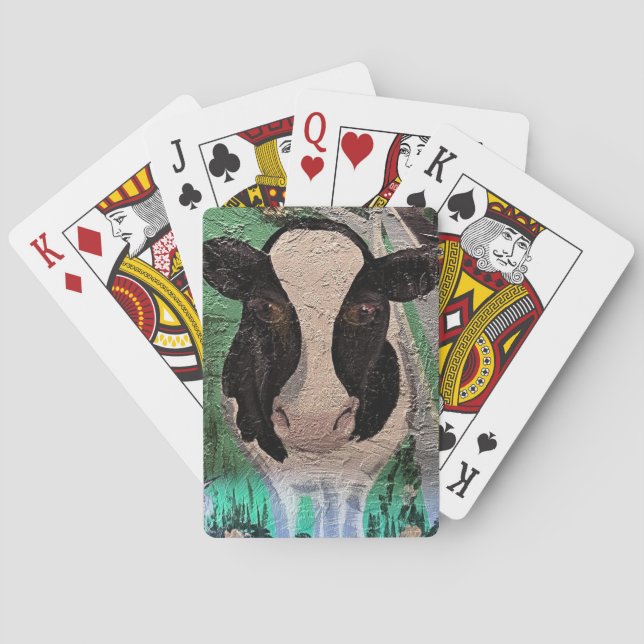 Maßgeschneidertes Spielen von Kuhkarten durch die  Spielkarten (Rückseite)