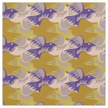 Maßgeschneidertes Stylized Birds Tesselgewebe