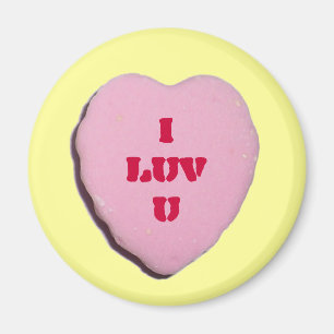 Maßgeschneidertes Valentinherz Magnet